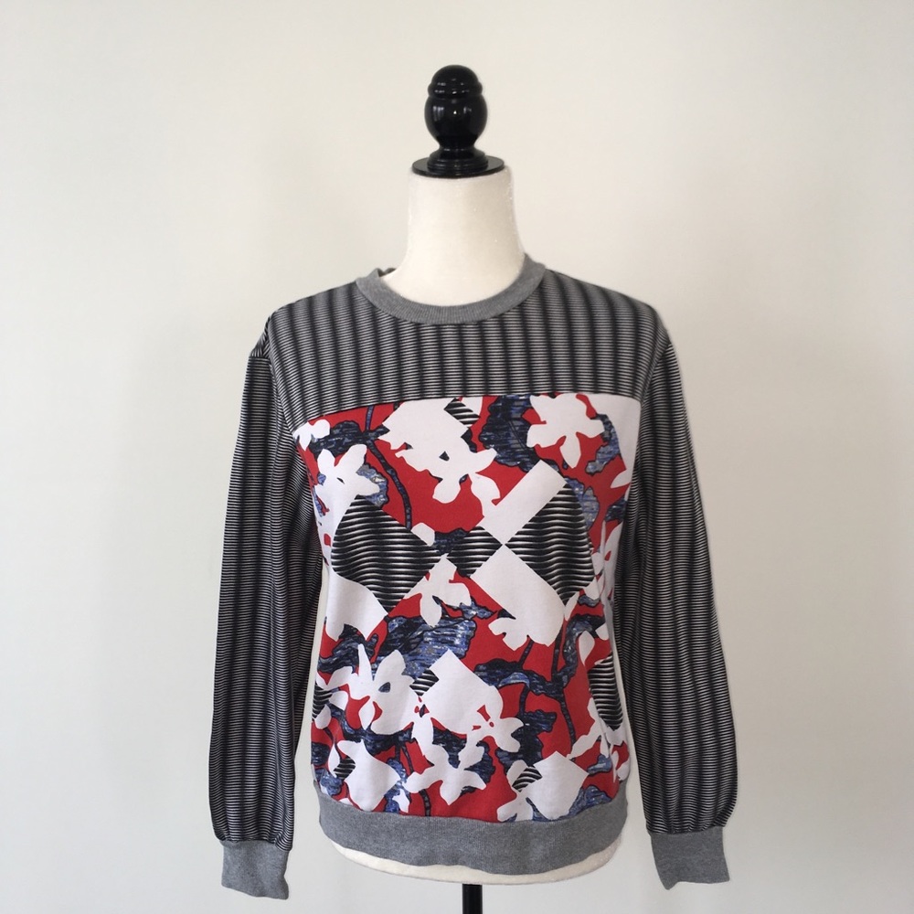 Peter Pilotto for Target Red/Gray Sweater